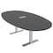 Skutchi Designs 45.25 in W, 84 in L, 29 in H, Engineered Wood Top, Grey HAR-BOVL-46X84-T-ELEC-ASIANNIGHT - alternate 1